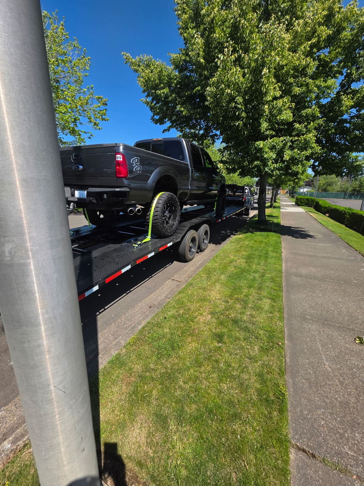 4x4 pickup heading to its new owner